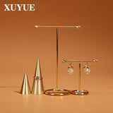 European Ins Metal Earrings Display Stand Jewelry Storage Rack