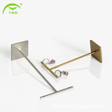 Metal T-Shaped Earrings Display Rack for Jewelry Showcase