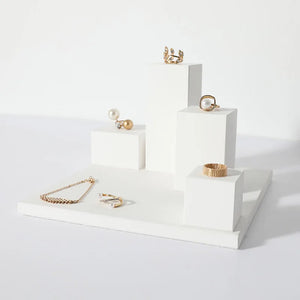Jewelry Display Rack Earrings Necklace Collection Base Tabletop Photo Props