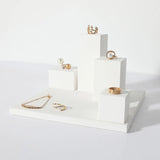Jewelry Display Rack Earrings Necklace Collection Base Tabletop Photo Props