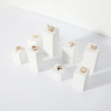 Jewelry Display Rack Earrings Necklace Collection Base Tabletop Photo Props