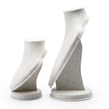 Linen Portrait Jewelry Stand Heart-Shaped Necklace Stand