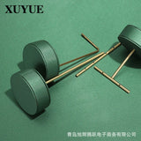 Green Metal Earrings Display Stand