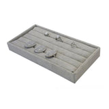 Flocking Jewelry Storage Tray for Rings Necklaces Bracelets Earrings