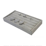 Flocking Jewelry Storage Tray for Rings Necklaces Bracelets Earrings
