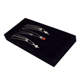 Multi-color Necklace Pendant Storage Display Tray 11*22cm