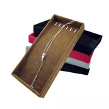 Multi-color Necklace Pendant Storage Display Tray 11*22cm