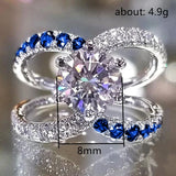 Women's Cubic Zirconia Engagement Wedding Ring