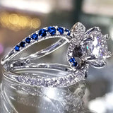 Women's Cubic Zirconia Engagement Wedding Ring