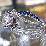 Women's Cubic Zirconia Engagement Wedding Ring