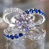 Women's Cubic Zirconia Engagement Wedding Ring