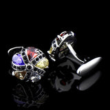 Crystal French Cufflink for Men Wedding