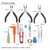 23pcs Jewelry Making Tool Box with Pliers Beadwork Repair Kit