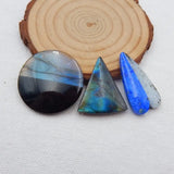 Lapis Lazuli, Blue Kyanite, Labradorite Pendant Set