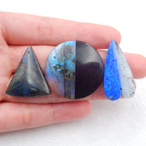 Lapis Lazuli, Blue Kyanite, Labradorite Pendant Set