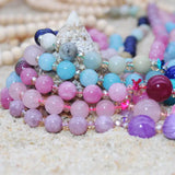Bohemian Crystal Tassel Necklace for Women