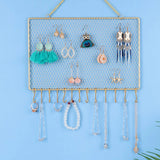 Metal Grid Hanger Display for Jewelry Storage