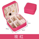 Portable Jewelry Storage Box for Earrings Necklaces Rings