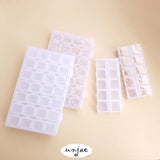 Plastic Jewelry Storage Box 28 Grids Transparent