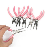 Pink Round Nose Pliers Jewelry DIY Accessories Hardware Tools