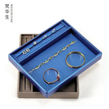 PU Flannel Jewelry Display Tray Storage Pallet