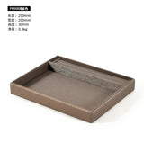 PU Flannel Jewelry Display Tray Storage Pallet