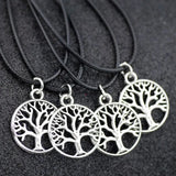 10pcs Girl Women's Lucky Tree Pendant Necklace Jewelry