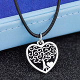 10pcs Girl Women's Lucky Tree Pendant Necklace Jewelry