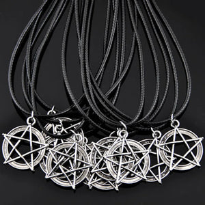 Star Pentagram Geometry Pendants Necklace Lot of 10