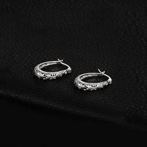 Vintage 925 Silver Clip Earrings for Women