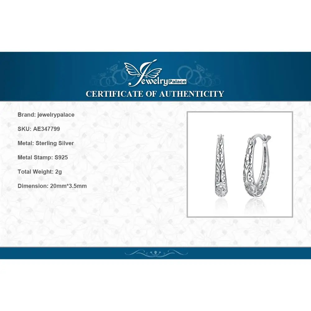 Vintage 925 Silver Clip Earrings for Women