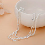 925 Sterling Silver Charm Jewelry Set for Women