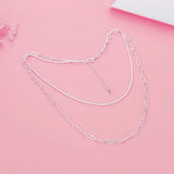 925 Sterling Silver Charm Jewelry Set for Women