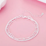 925 Sterling Silver Charm Jewelry Set for Women