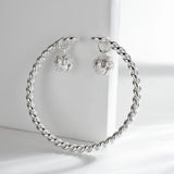 925 Silver Palace Bell Cuff Bangle for Woman Party Wedding Jewelry