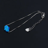 Jewish Opal Hamsa Hand Bracelet with Box Chain