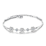 925 Silver Star of David Bracelet Judaica Hebrew Jewelry