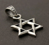 Star of David Pendant Stainless Steel