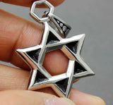 Star of David Pendant Stainless Steel