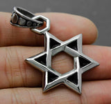 Star of David Pendant Stainless Steel