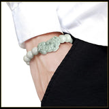 Hand-Carved Jade Pixiu Bracelet Fine Jewelry