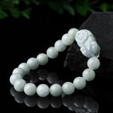 Hand-Carved Jade Pixiu Bracelet Fine Jewelry