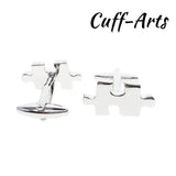 Jigsaw Pieces Cufflinks for Men by Cuffarts
