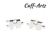 Jigsaw Pieces Cufflinks for Men by Cuffarts