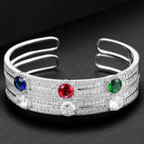 Jimbora Bridal Wedding Micro Cubic Zircon Bangle