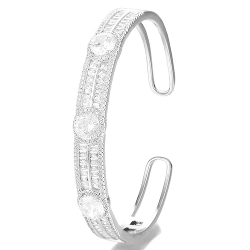 Jimbora Bridal Wedding Micro Cubic Zircon Bangle