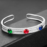 Jimbora Bridal Wedding Micro Cubic Zircon Bangle
