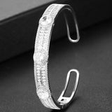 Jimbora Bridal Wedding Micro Cubic Zircon Bangle