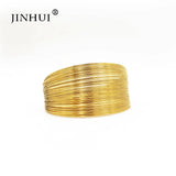 Jin Hui Wedding Bangles for Women Ethiopian/African/Dubai Jewelry