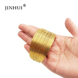 Jin Hui Wedding Bangles for Women Ethiopian/African/Dubai Jewelry